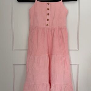 Pink Kids Maxi Dress Size 10